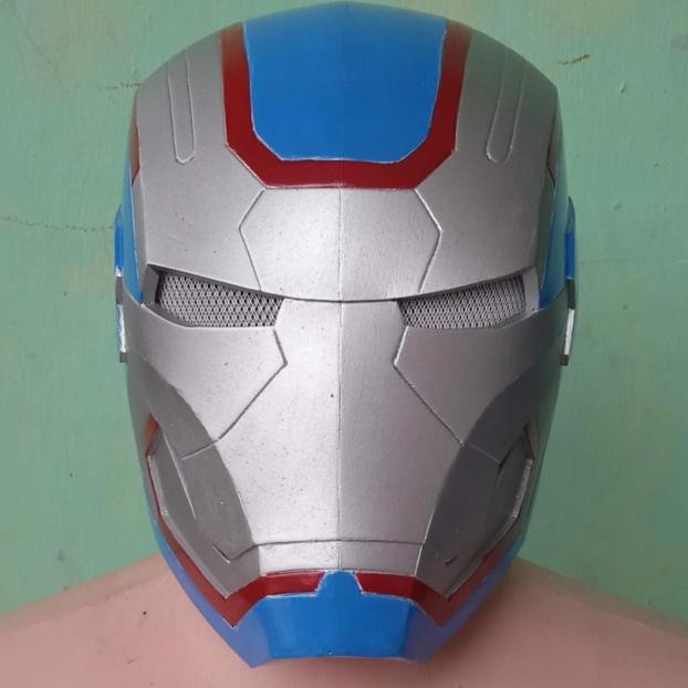 Helm Iron Patriot Iron Man Avenger Marvel Untu Ana