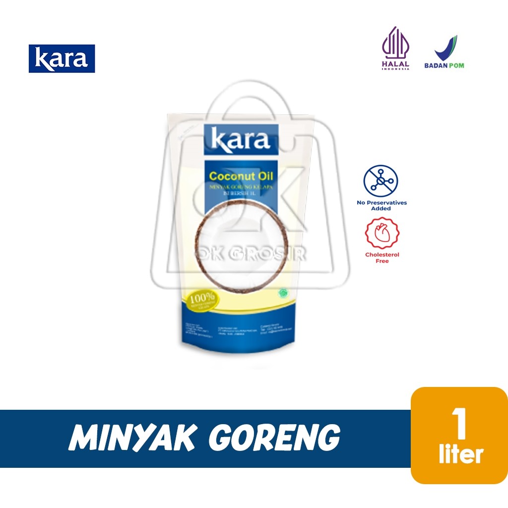 

Minyak Goreng Kelapa KARA Coconut Oil Cooking Oil (Pouch 1L)