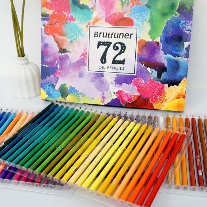 

Sale Brutfuner Oil Based Color Pencil Set 72 Color Pensil Warna