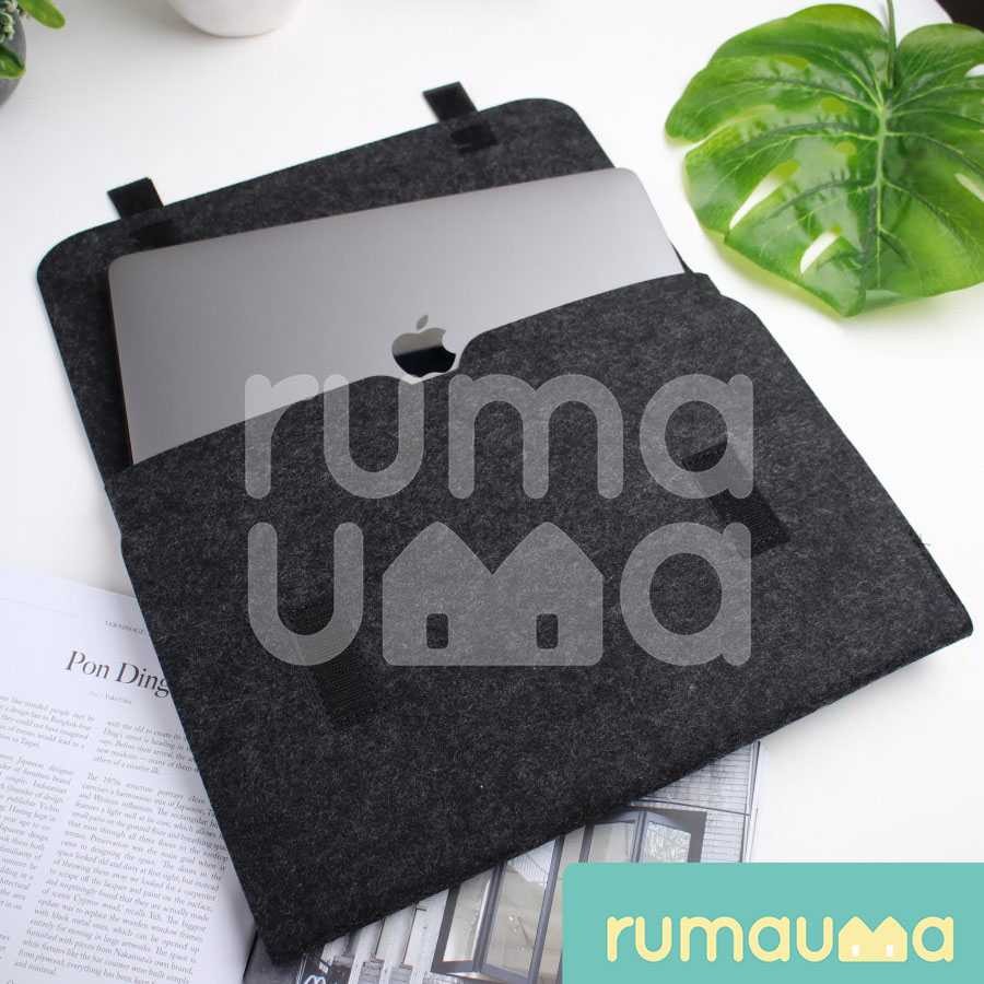 

RUMAUMA Tas Laptop Felt Tablet Serbaguna Bag Holder Kain Buku Travel