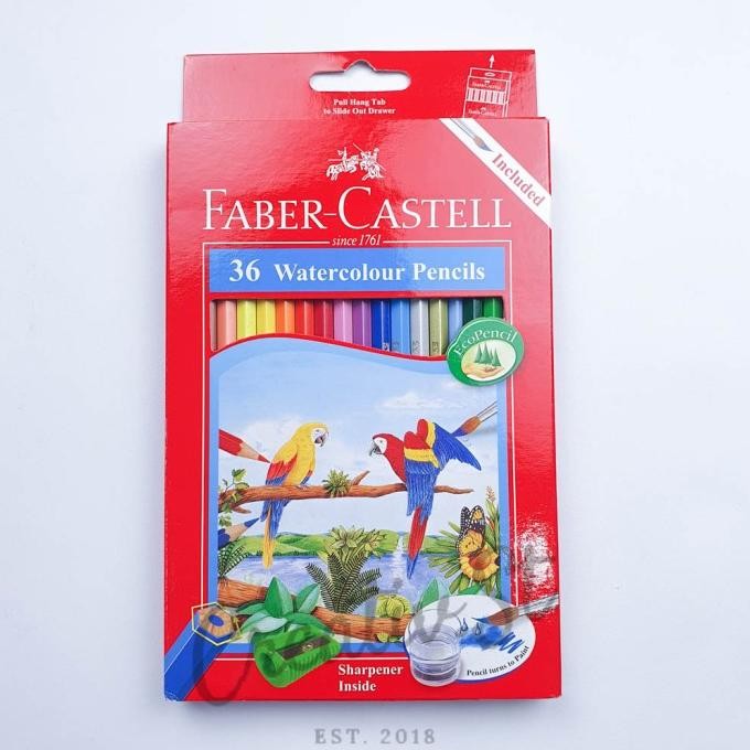 

Sale Pensil 36 Warna Aquarel Water Colour Faber Castell