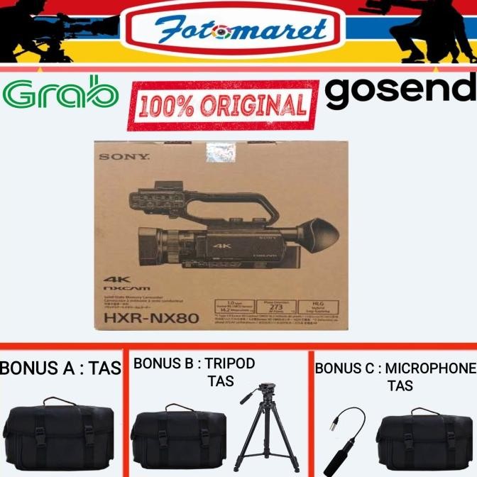 SONY HXR-NX80 4K NXCAM/CAMCORDER SONY HXR-NX80 HDR FAST HYBRID AF