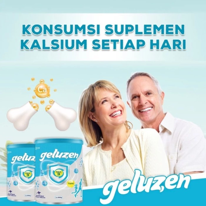 

GELUZEN SUSU KESEHATAN TULANG DAN SENDI,500 gr Ready Stok