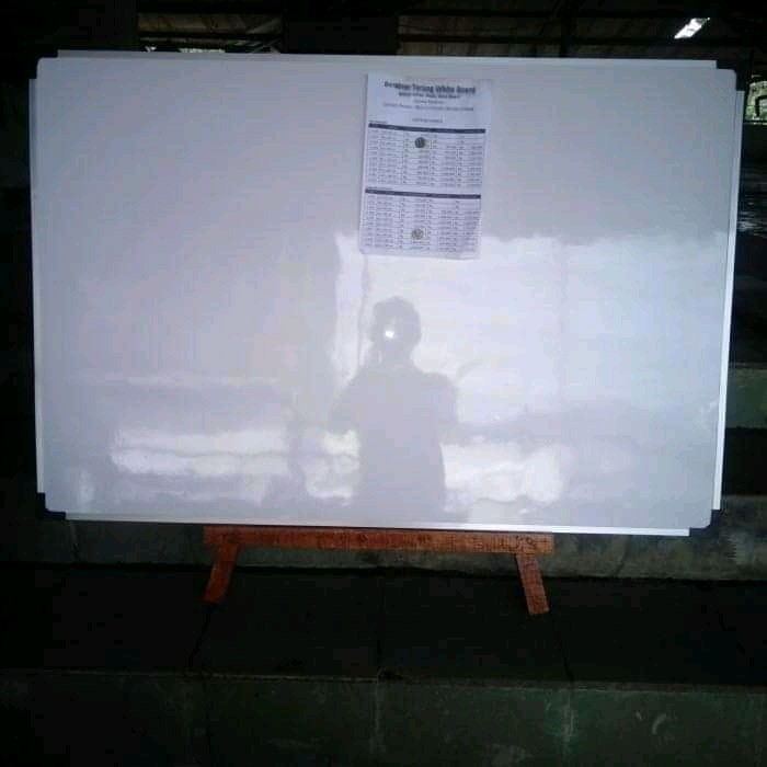 

papan tulis whiteboard magnet gantung ukuran 100x120