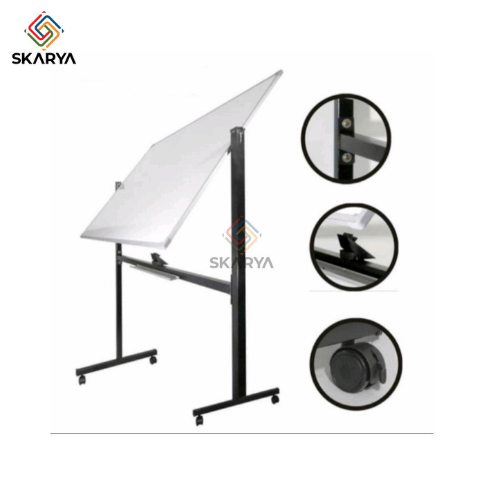 

Papan Tulis Whiteboard Magnetic 90 x 120 SIngle Face Sakana (Baru)