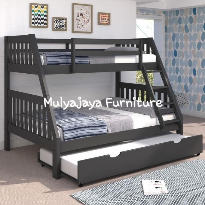 TEMPAT TIDUR TINGKAT KAYU JATI