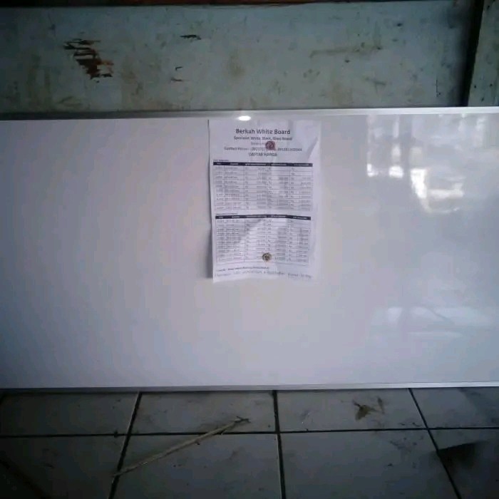 

papan tulis whiteboard magnetic gantung ukuran 100x100