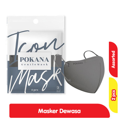 Pokana Masker Dewasa Icon 2 s Assorted