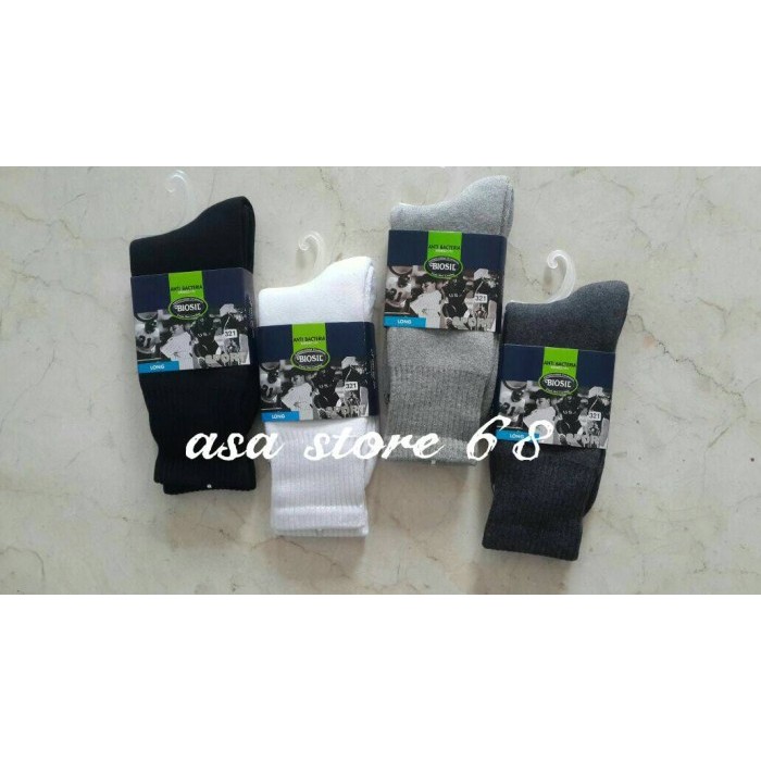 Kaos Kaki Mundo Biosil Sport Anti Bacteria