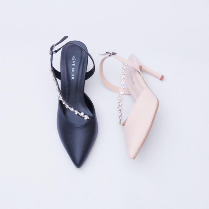 REVE NOIR Venezhie Sepatu Heels Wanita Hak 7 cm