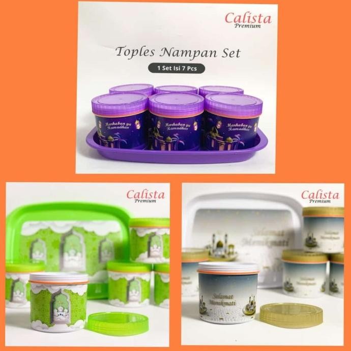 toples nampan islamic calista set 7 in 1 / tonam lebaran