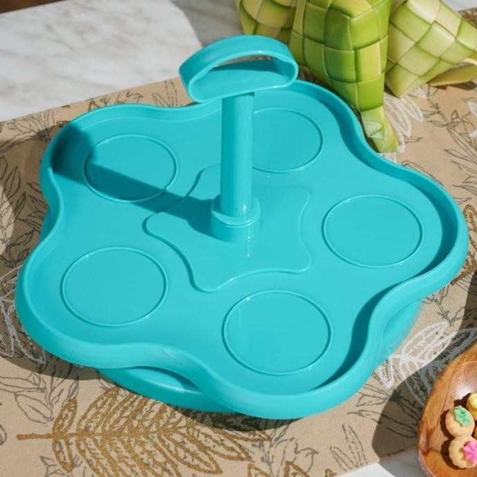 Toples Kue Kering Lebaran plastik Bening Cantik Unik Murah Nobanana Spin Canister