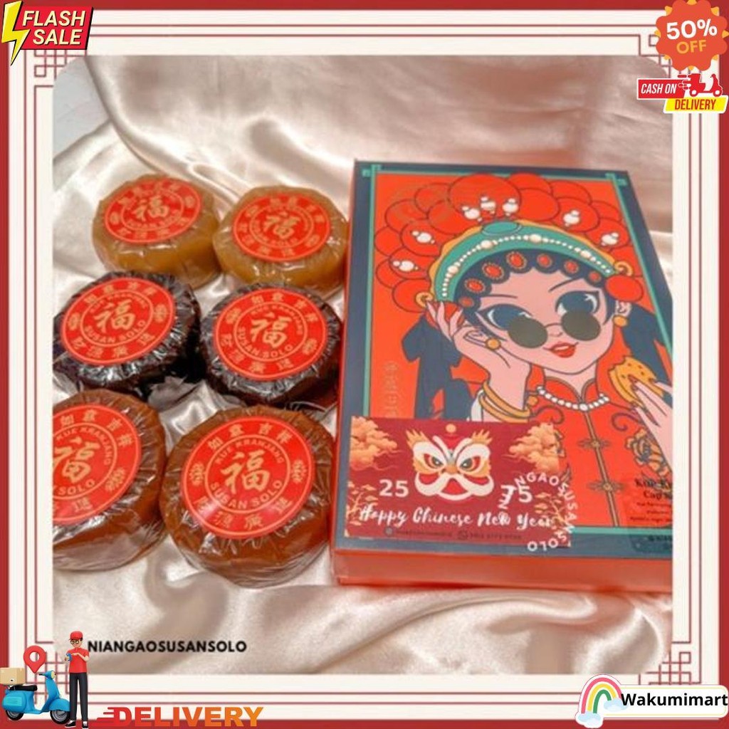 

Box Of Happiness 3 Rasa ( 1,5Kg ) Kue Keranjang Asli 100% Cap Susan Solo Hampers Imlek Nian Gao Tiam Pan Kue Cina Kue China Hampers Chinese New Year Kue Keranjang Durian Kue Keranjang Coklat D Sale