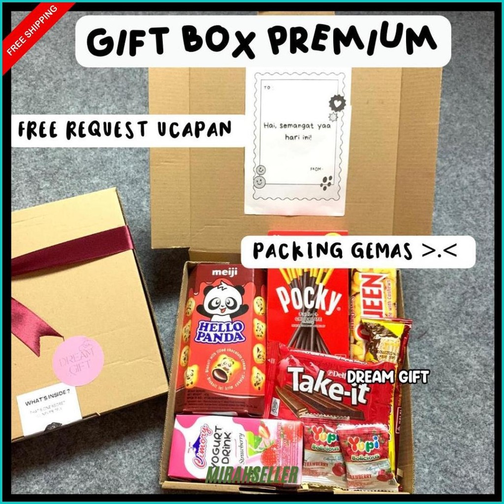 

Hampers Gift Box Premium Snack Box Kado Ulang Tahun Valentine Anniversary By Dream Gift Terlaris