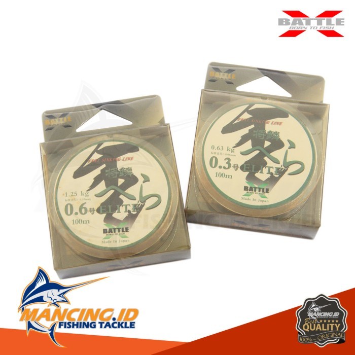 Battle-X Elite Mono Senar Fishing Line Monofilament Fishing Line Nylon