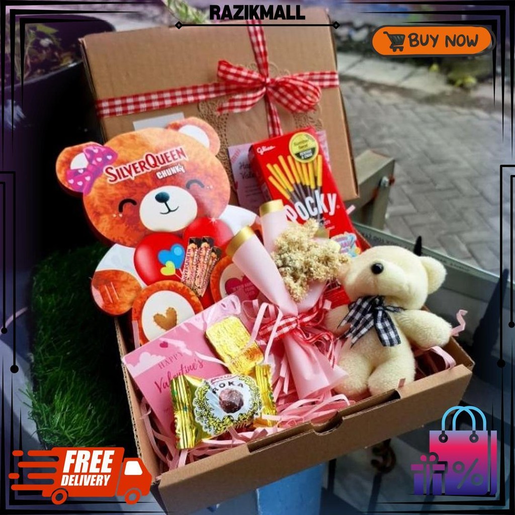 

Hampers Silverqueen Bear Coklat Silverqueen Hampers Valentine Kado Coklat Murah Kado Coklat Spesial Kado Pacar Kado Coklat Spesial Valentine Days D Promo 2.2