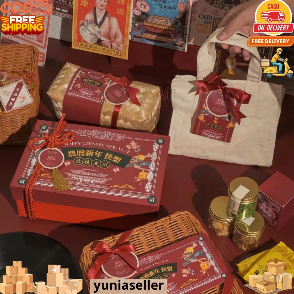 

Hampers Imlek Lunar- Cny Hampers Chinese New Year 2025 Parcel Sincia Kado Imlek Hadiah Cny Murah Nastar D Terlaris
