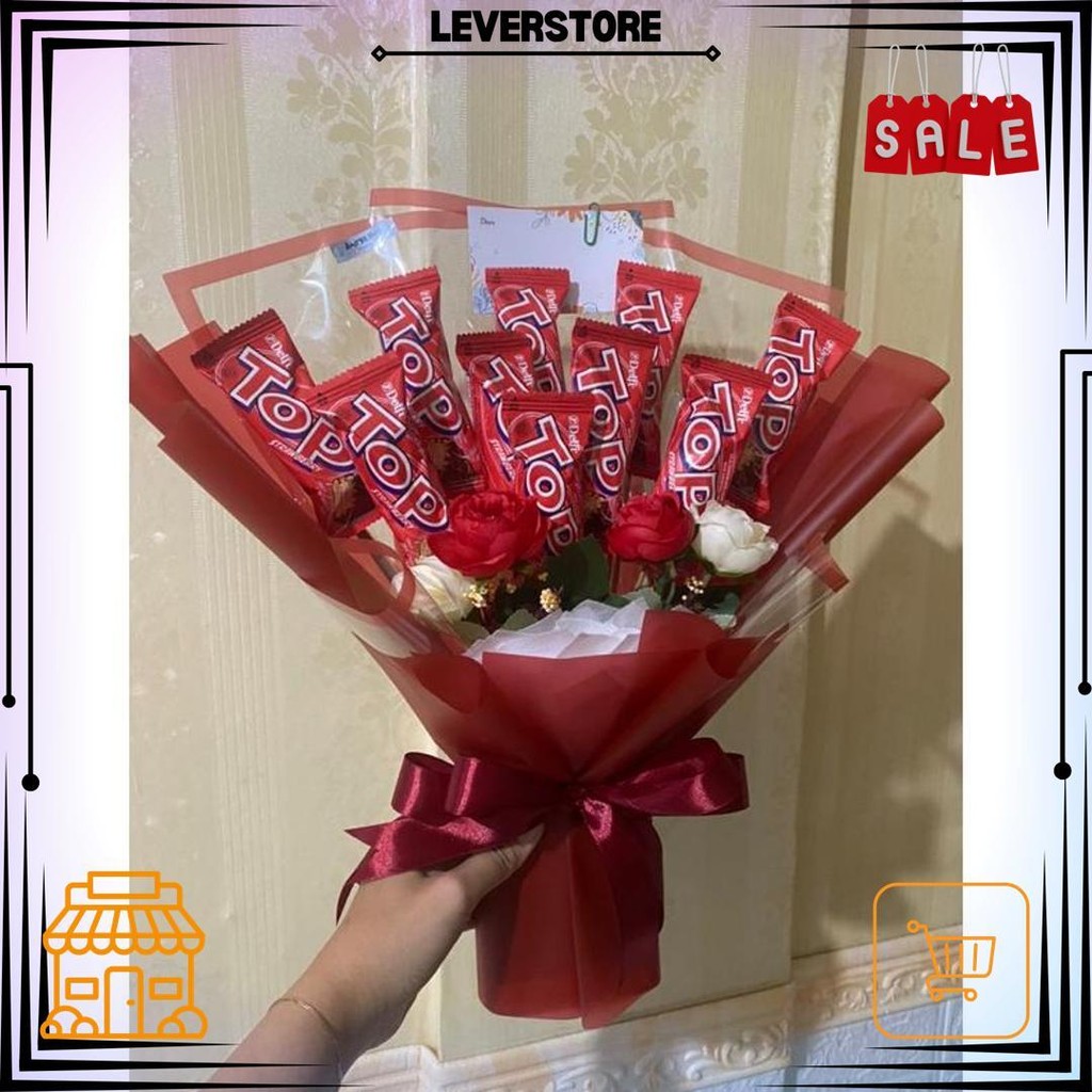 

Buket Snack Coklat Bouquet Wisuda Ultah Hampers D Promo 2.2