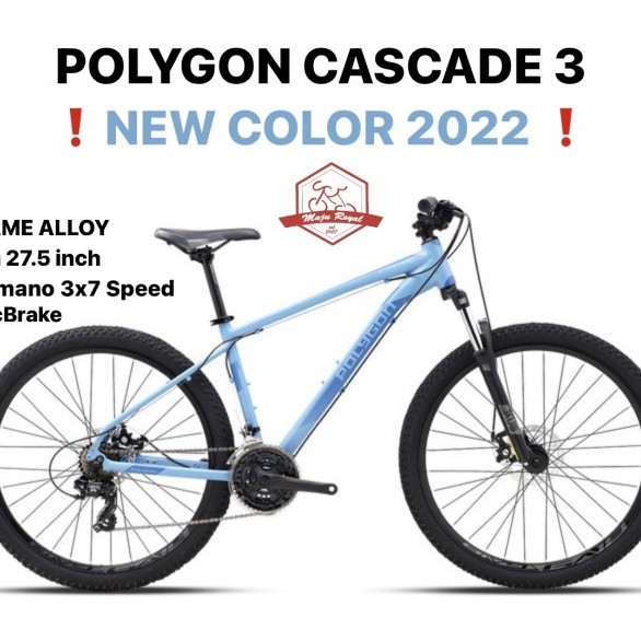 SEPEDA GUNUNG MTB POLYGON CASCADE 3 2021 3.0 27 inch ALLOY SHIMANO NEW