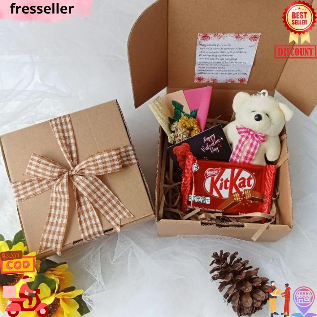 

Hampers Coklat Mini/Hampers Ulangtahun/Kado Wisuda D Gratis Ongkir