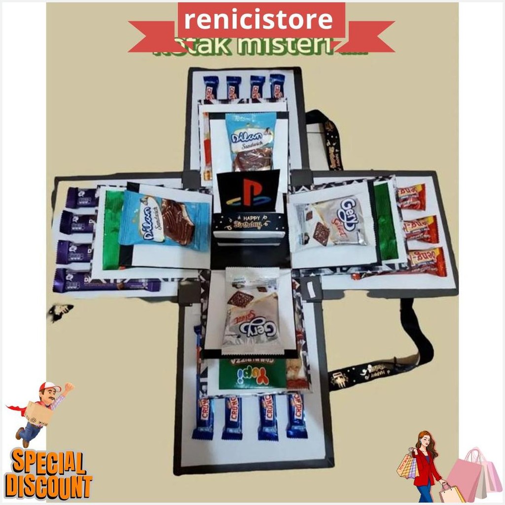 

Explosion Box Snack | Snack Box | Suprise Snack Box | Misteri Box | Kado Ulang Tahun | Kado Anniversary | Kado Valentine | Kado Unik | Kado Lucu | Kado Farwell | Kado Hari Ibu | Kado Natal | Kado Graduation | Kado Murah Custom | Snack Box Viral | Giftidea
