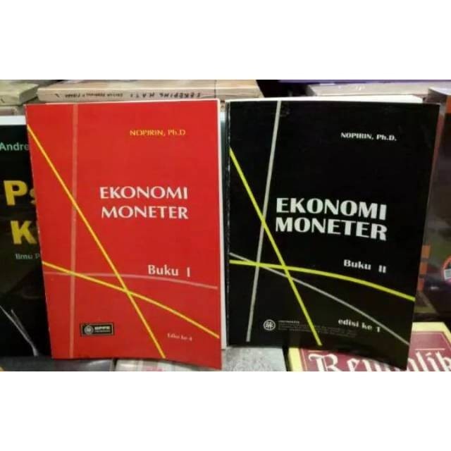 TERLARIS EKONOMI MONETER BUKU 1 DAN BUKU 2 BY NOPIRIN MURAH MURAH