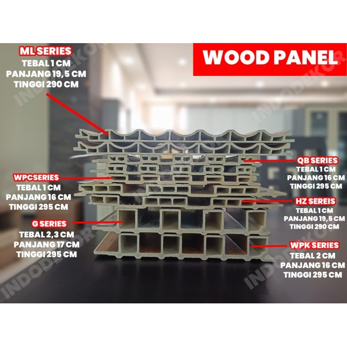 Wood Panel Wpc / Wall Panel Pvc / Panel Dinding Kayu / Kisi Kisi Kayu