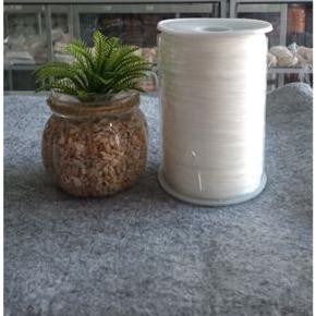 @#@#@#] Tali Karet Tali Elastis Putih +-1000 yard/914.4m Tali Gelang Tali Kalu