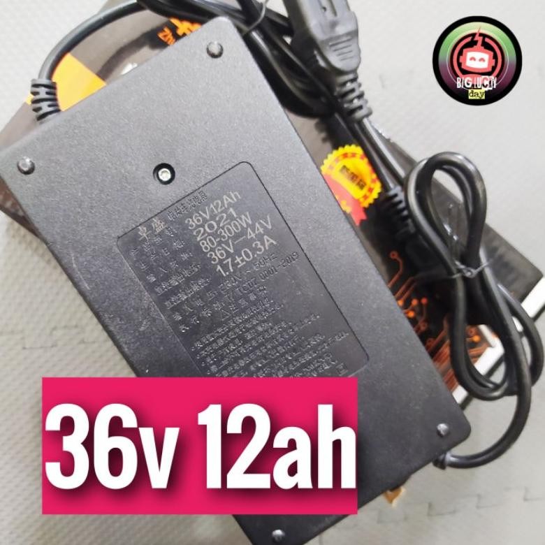 Oz67 Charger 36v 12ah sepeda listrik universal cas casan selis richey sunrace volta indobike Jarvis 