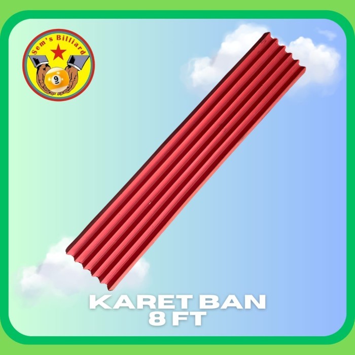 Karet ban meja billiard 7 atau 8 ft- karet meja biliar - meja bilyar