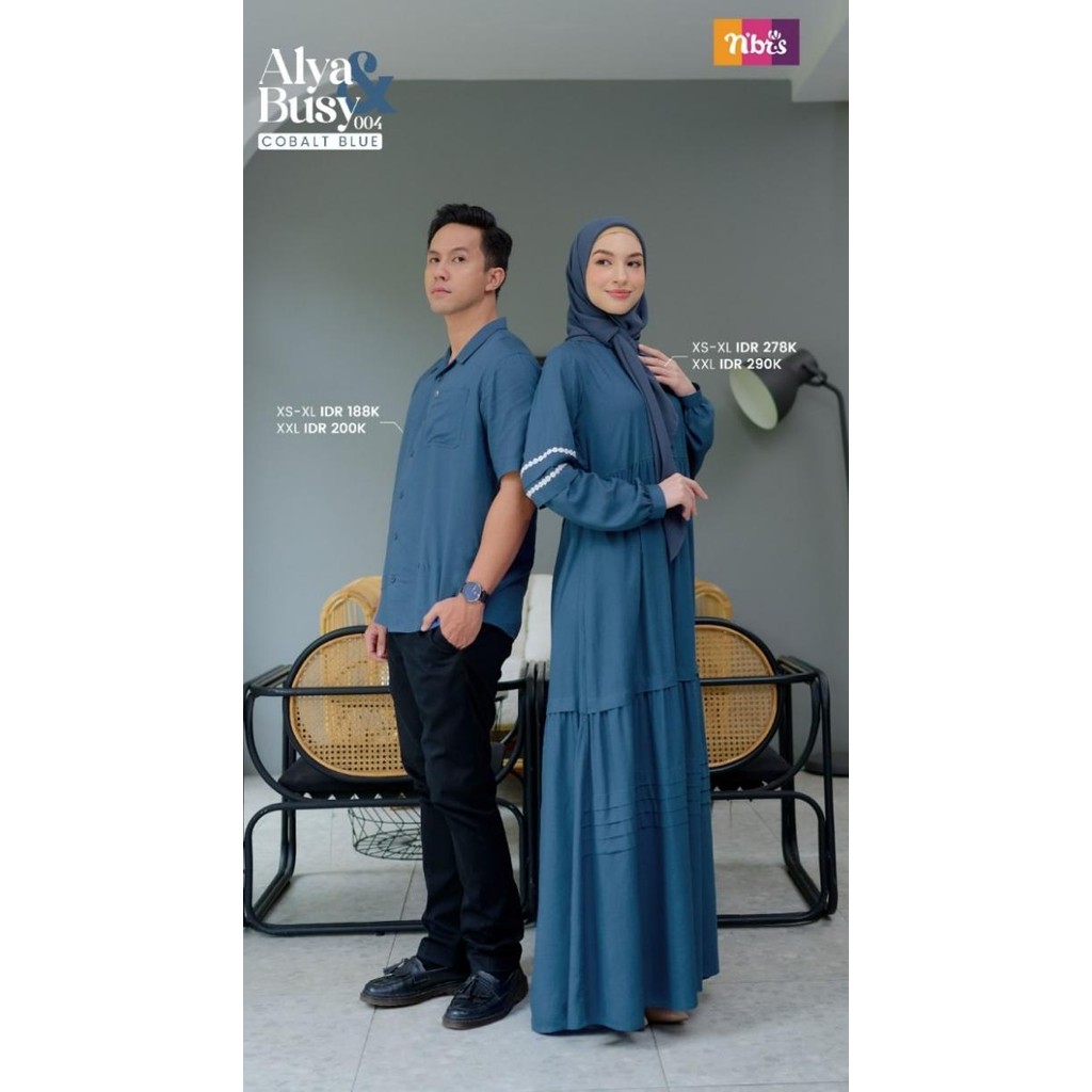 Grosir Baju Couple Pasangan Terbaru + Nibras Couple Alya Dan Busy + Ori Brand