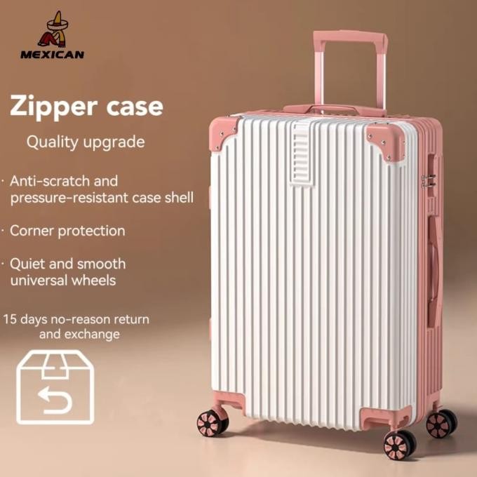 MEXICAN A916 ABS+PC SIZE 24/22/20 inch  Koper Tas Travel IMPORT 100 %