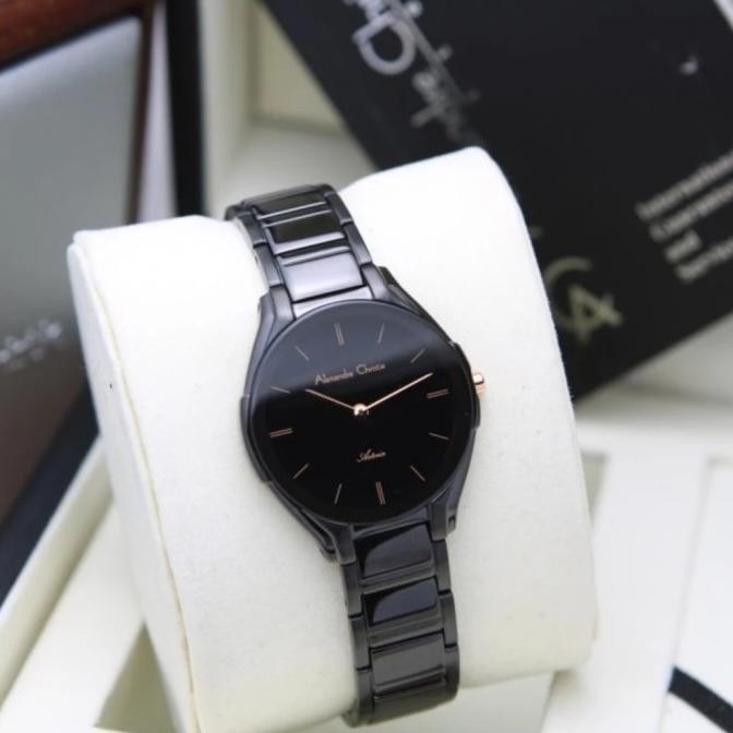 Grosir Alexandre Christie Ac8610 Ac 8610 Black Jam Tangan Couple Asteria