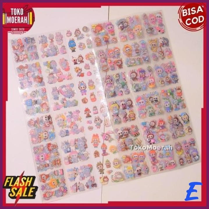 

| STV | STIKER PANJANG LABUBU STICKER LABUBU PANJANG PVC ANTI AIR STIKER LABUBU