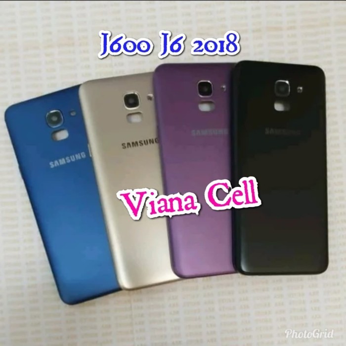 BACK DOOR BACKDOOR CASSING COVER TUTUP BATERAI SAMSUNG J600 J6 2018 OR