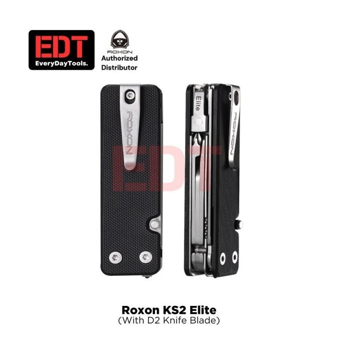 Murah Roxon Ks2 Elite | D2 Blade Steel | Edc Multitool Ks2E