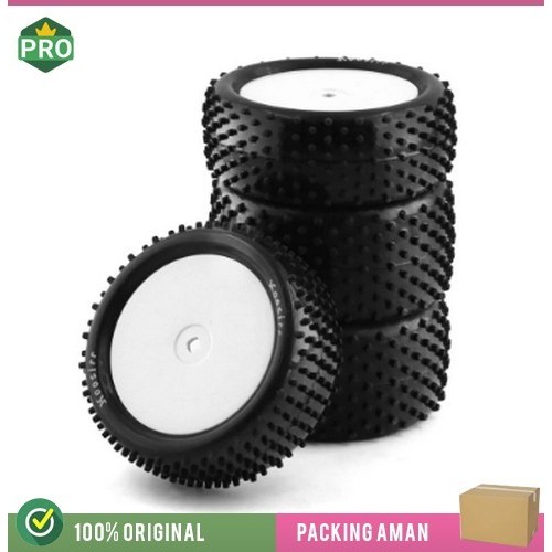 4PCS BAN RODA 12MM HEX OFF-ROAD UNTUK XRAY XB2 DIRT SRX2 SRX4 BANDIT - A