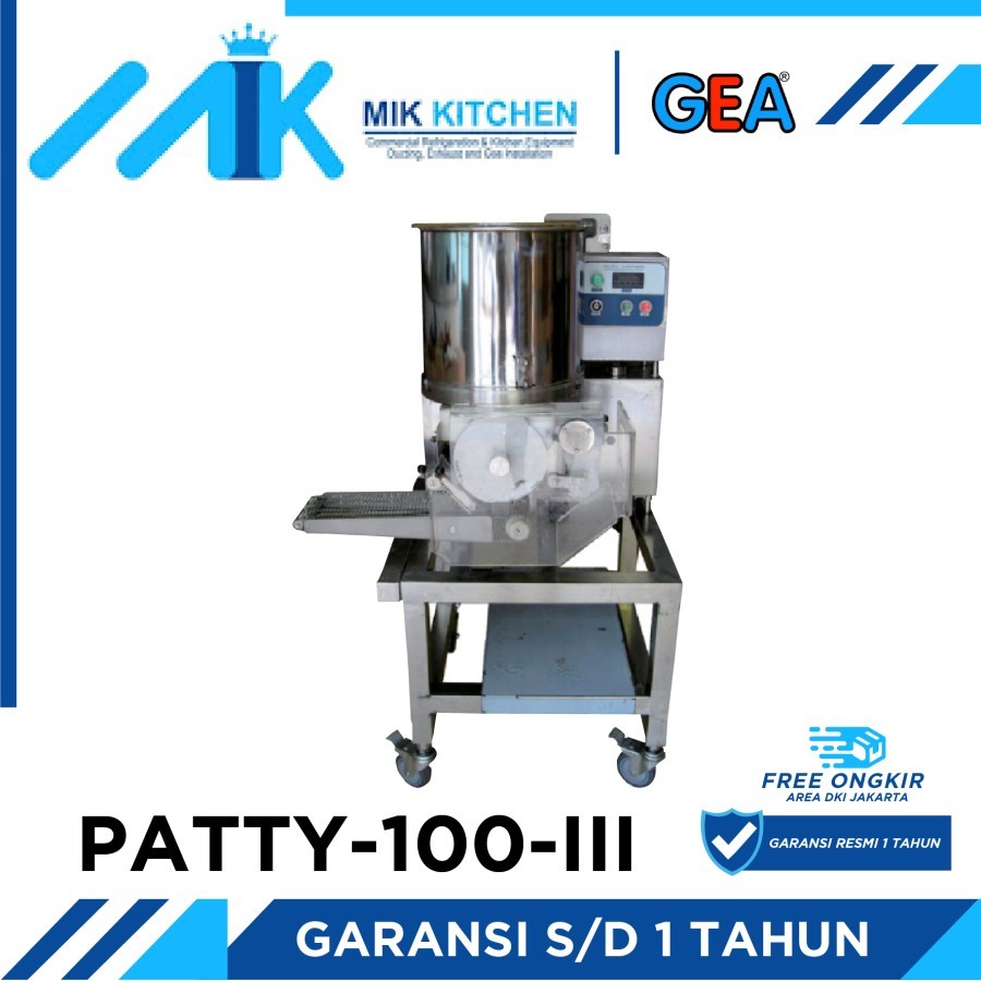 

GETRA Automatic Nugget/Burger Former PATTY-100-III / PATTY 100 III