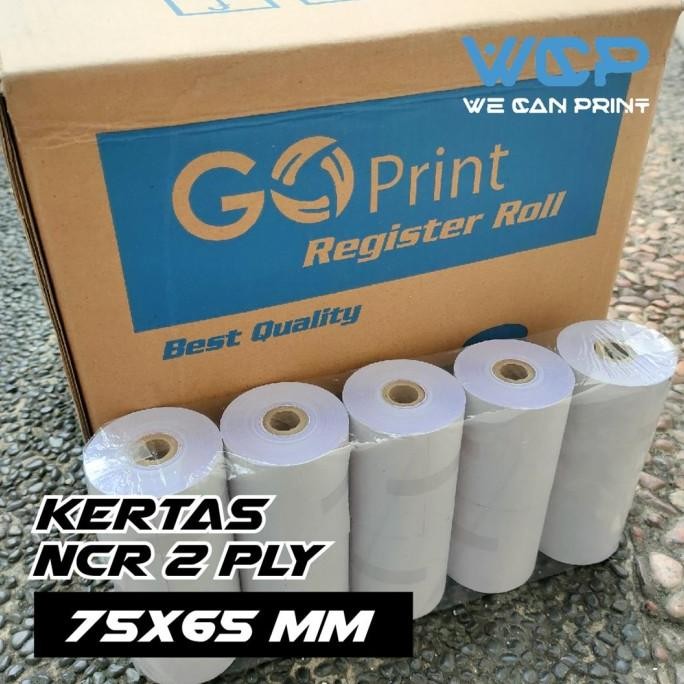 

KERTAS STRUK KASIR 75X65 NCR 2 PLY THERMAL STRUK NCR 75 X 65 (10 ROLL)