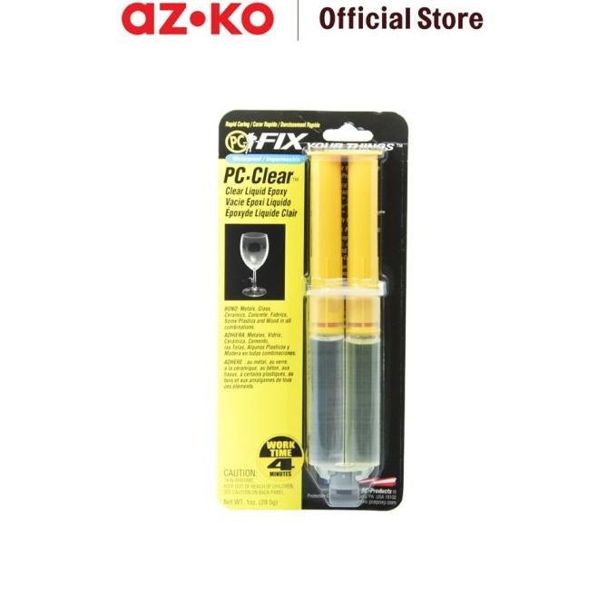 

AZKO Pc Clear Lem Cairan Perekat Epoxy Dengan Suntikan 25 Ml