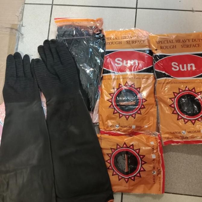 SARUNG TANGAN KARET HITAM SUN 21 INC