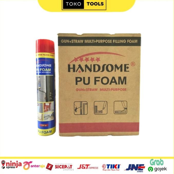 

1 Dus PU Foam 750ml Handsome isi 12pcs