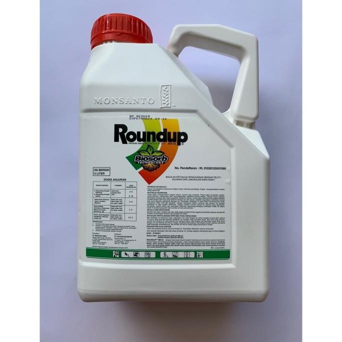 Ready stock] OBAT RUMPUT ROUNDUP 4 LITER