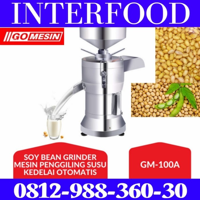 

SOY BEAN GOMESIN GM-100A MESIN PENGGILING SUSU KEDELAI OTOMATIS