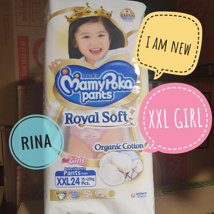 Mamypoko XXL 24 Girls Royal Soft Extra Soft