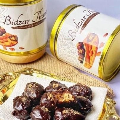 

Bidzar Thamra Tamra Kurma Almond berlapis Coklat atau Madu GAM