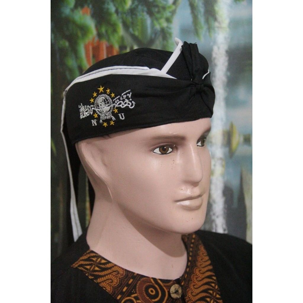 Ready Stok - Blankon Iket Sunda Jawa Atas Tutup Dewasa & Anak Nu (Putih)