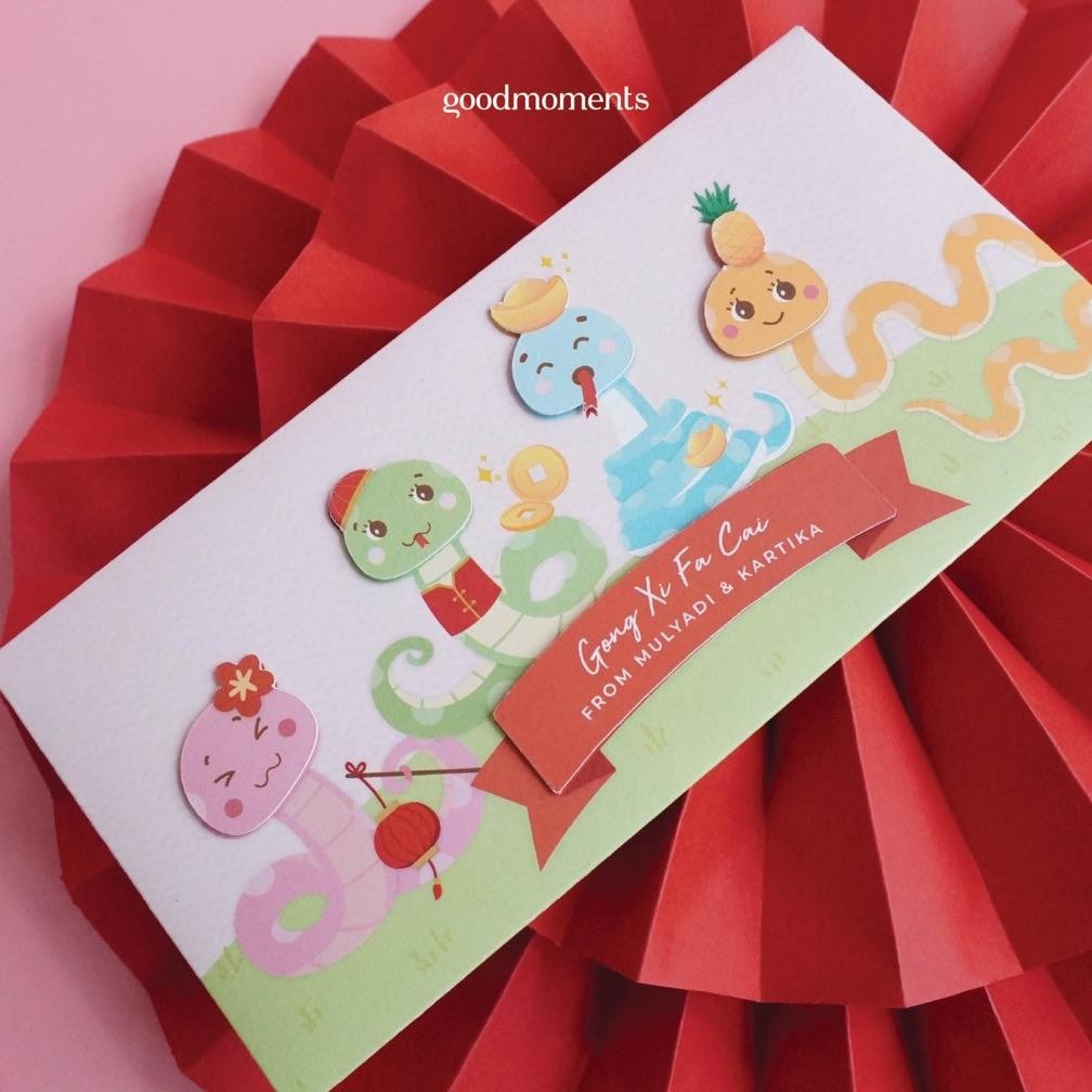 

READY Long Snake Angpao Angpao Ular Imlek 2025 CNY Angpao Snake Goodmoments