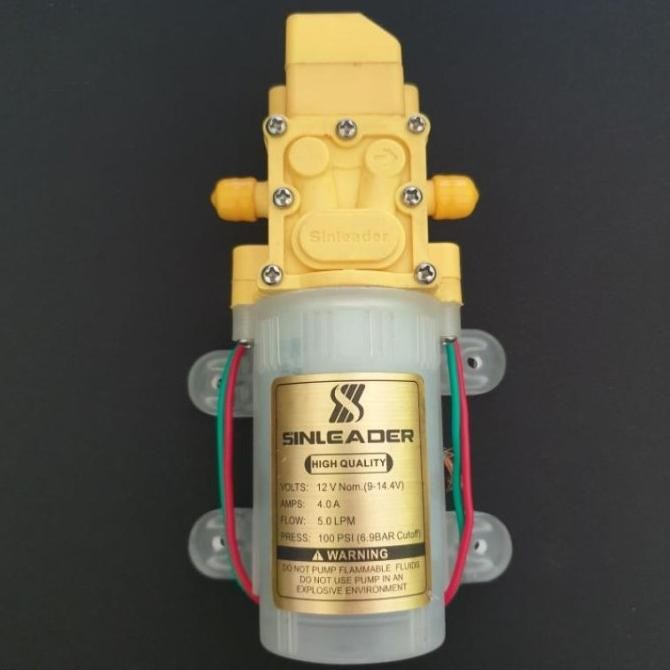 Promo Dinamo Pompa Air Dc 12Volt Sinleader Hiu 100 Psi Nagasaki - COD