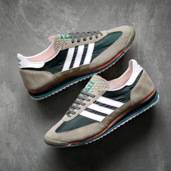 Adidas Sl72 Olive Green White - Sepatu Pria Casual Marcospardal26